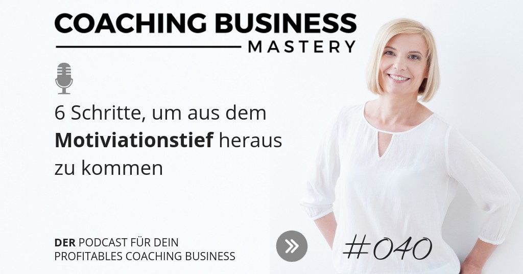 6 Schritte, um aus dem Motivationstief zu kommen