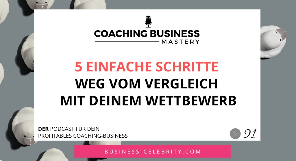 Weg vom Vergleich mit Wettbewerb Podcast