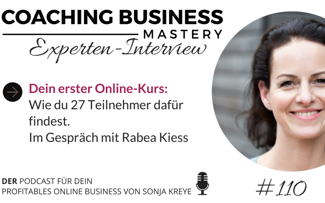 Wie du 27 Teilnehmer für deinen ersten Online-Kurs gewinnst